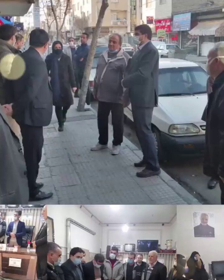 حضور در جمع کسبه خیابان اطلس غربی جهت بررسی شکایات مردمی در مورد امنیت شهروندان