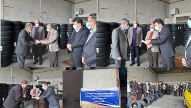 توزیع 2600 حلقه لاستیک بصورت رایگان بین رانندگان تاکسی حمل و نقل شهری ملارد