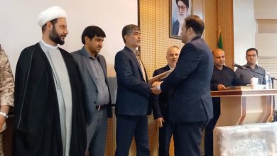 آیین تکریم و معارفه بخشدار صفادشت برگزار شد