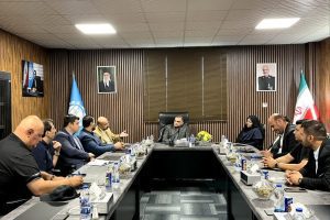 دیدار بخشدار مرکزی با رییس هیئت مدیره و مدیرعامل هلدینگ کشت و صنعت قارچ ملارد