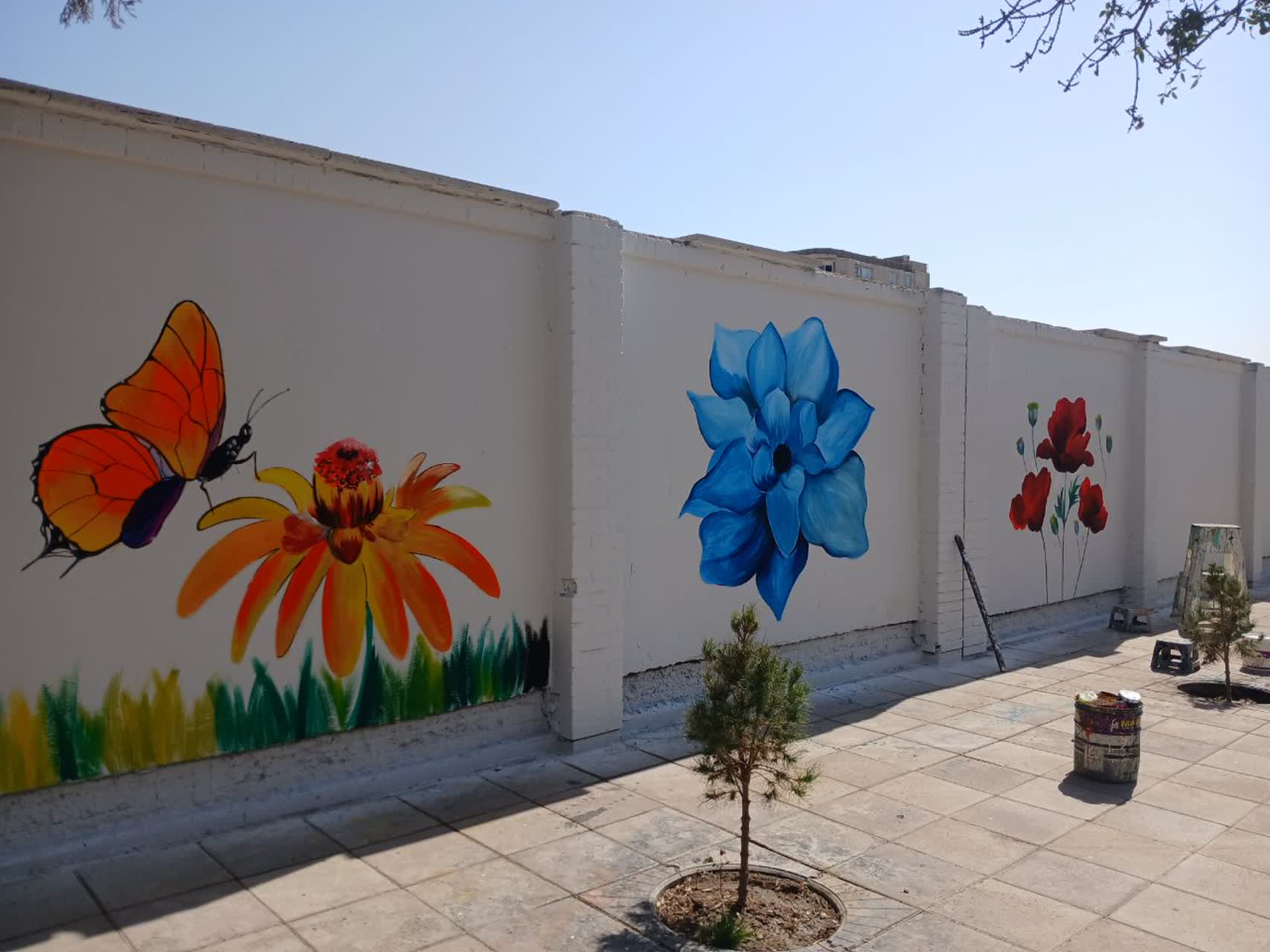 دیوارنگاری پارک امام خمینی (ره) سرآسیاب