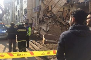 ریزش آوار در مدرسه جنت ملارد در حال ساخت