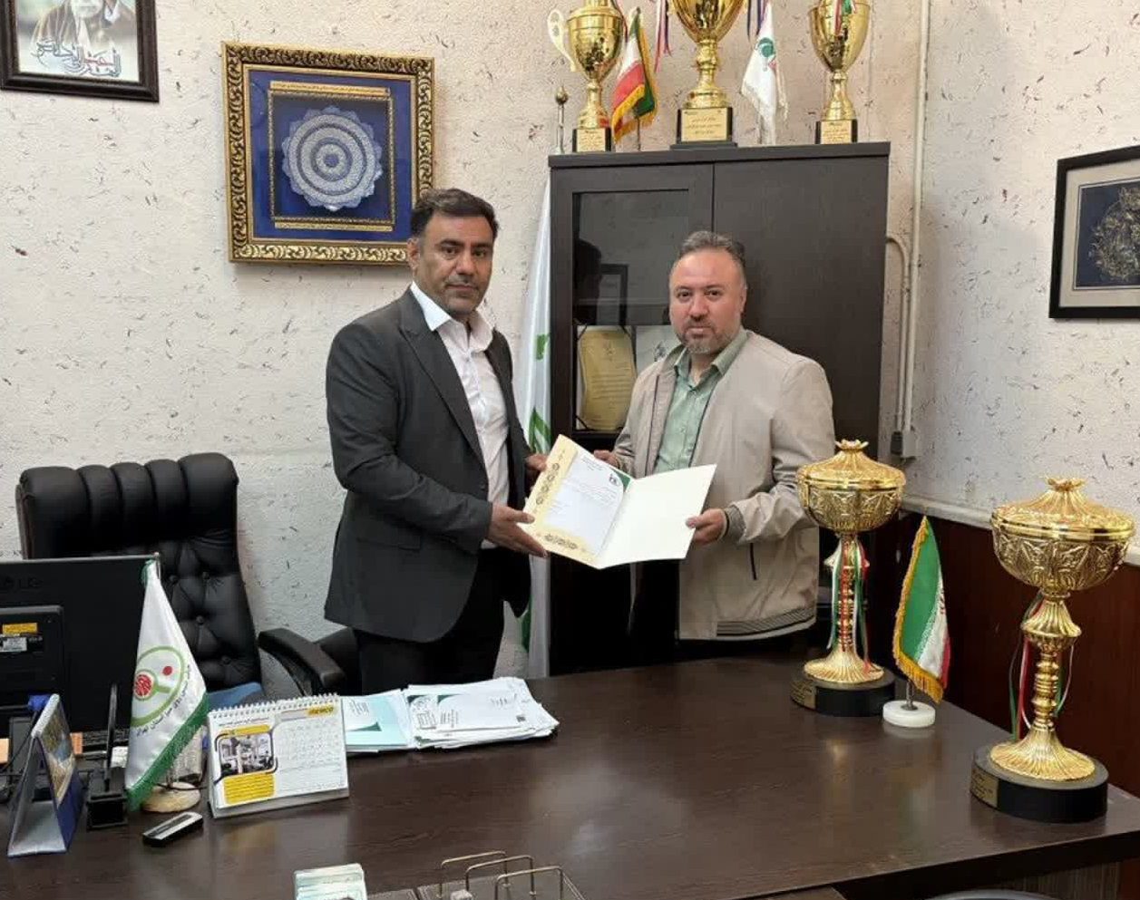 فرهاد خانی رئیس هیأت تنیس روی میز شهرستان ملارد شد