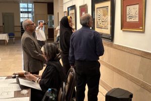 نمایشگاه خوشنویسی لوح و قلم در ملارد رونمایی شد