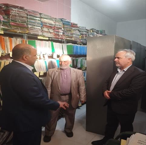 بازدید سرپرست مجتمع شورای حل اختلاف برادران شهید نورافکن بخش صفادشت از شعب حل اختلاف