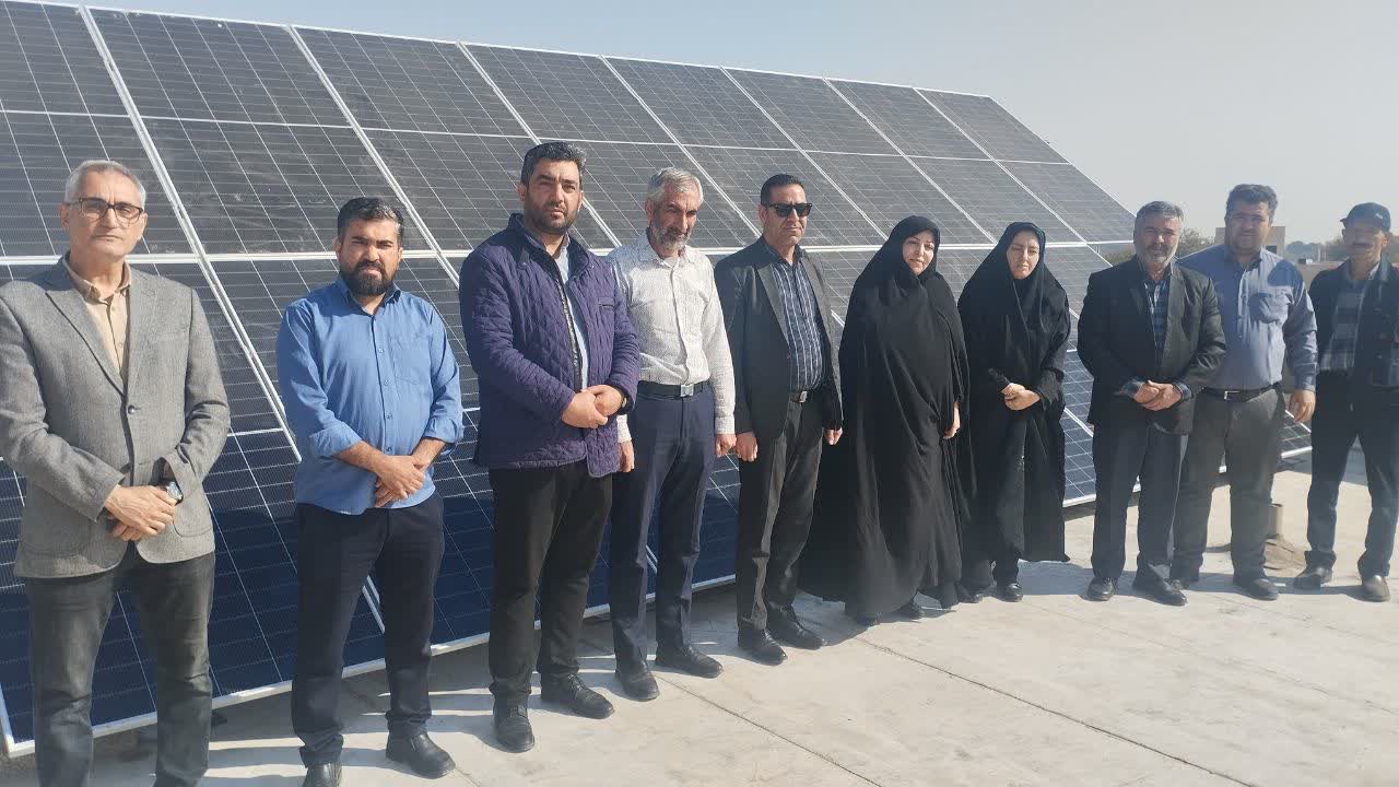 تجهیز ساختمان دهیاری‌ های بیدگنه و لم‌ آباد ملارد به پنل‌های خورشیدی