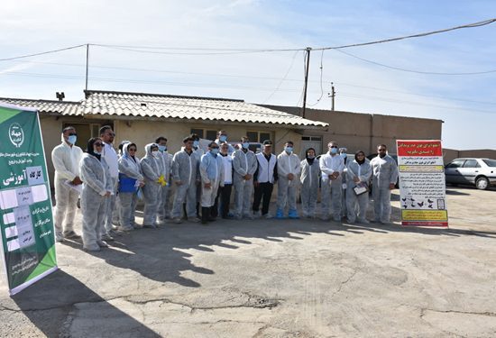 مانور موفقیت‌ آمیز مقابله با آنفلوآنزای فوق حاد پرندگان در شهرستان ملارد