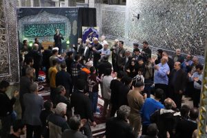 برنامه های یاس نبوی ویژه ایام فاطمیه در حرم بی بی سکینه خاتون (س) برگزار شد