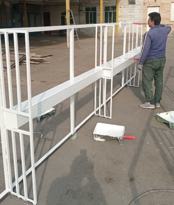 رنگ آمیزی سازه دیوار نگاره بزرگ شهر ملارد