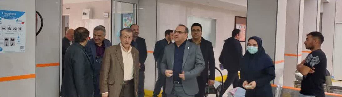 بازدید میدانی دکتر نادر توکلی ریاست دانشگاه علوم پزشکی ایران و هیئت همراه از شبکه بهداشت و درمان شهرستان ملارد