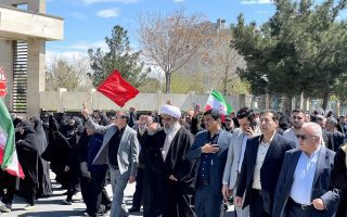 تشییع پیکر شهید مدافع وطن محمدرضا غلامی در ملارد