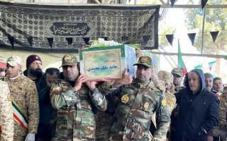 تشییع پیکر مطهر شهید حامد ملک‌محمدی در ملارد