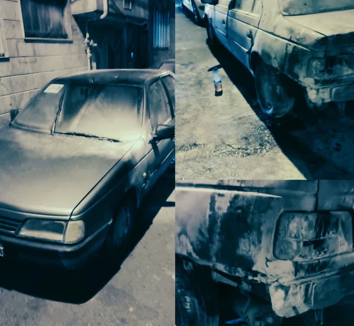 آتش‌سوزی خودرو در مارلیک مهار شد