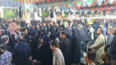ملارد در چهلم رهبر شهید گریست