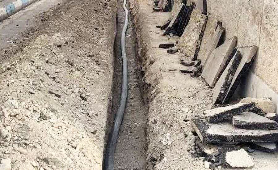 نوسازی شبکه آبرسانی در روستای ارسطو صفادشت