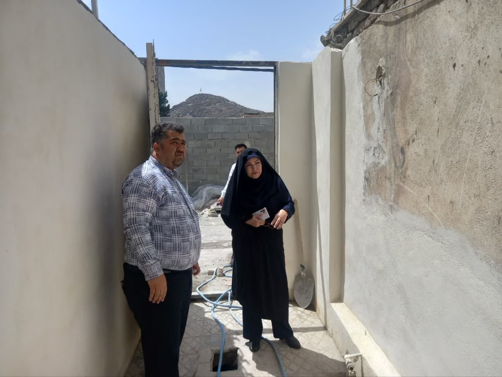 بازدید میدانی بخشدار مرکزی از روستای بیدگنه