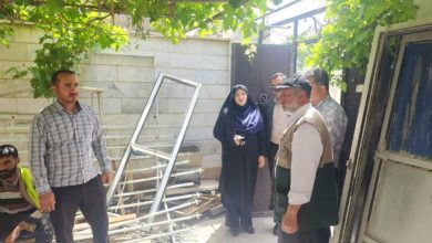 بازدید میدانی بخشدار مرکزی از روستای بیدگنه