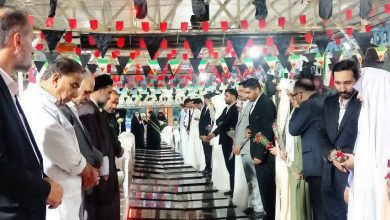 جشن ازدواج ۲۰ زوج جوان در گلزار شهدای ملارد