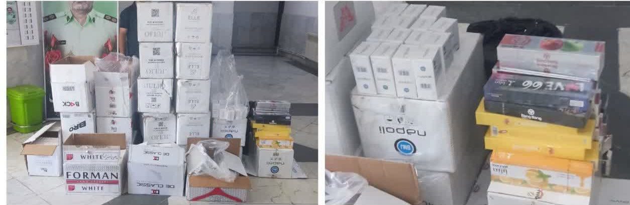 کشف ۴۰ هزار نخ سیگار و ۳۳۰ پاکت تنباکوی قاچاق در انبار ملارد