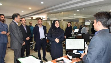 بازدید مدیرکل تامین اجتماعی استان تهران از شعبه ملارد و تأکید بر اخلاق حرفه ای