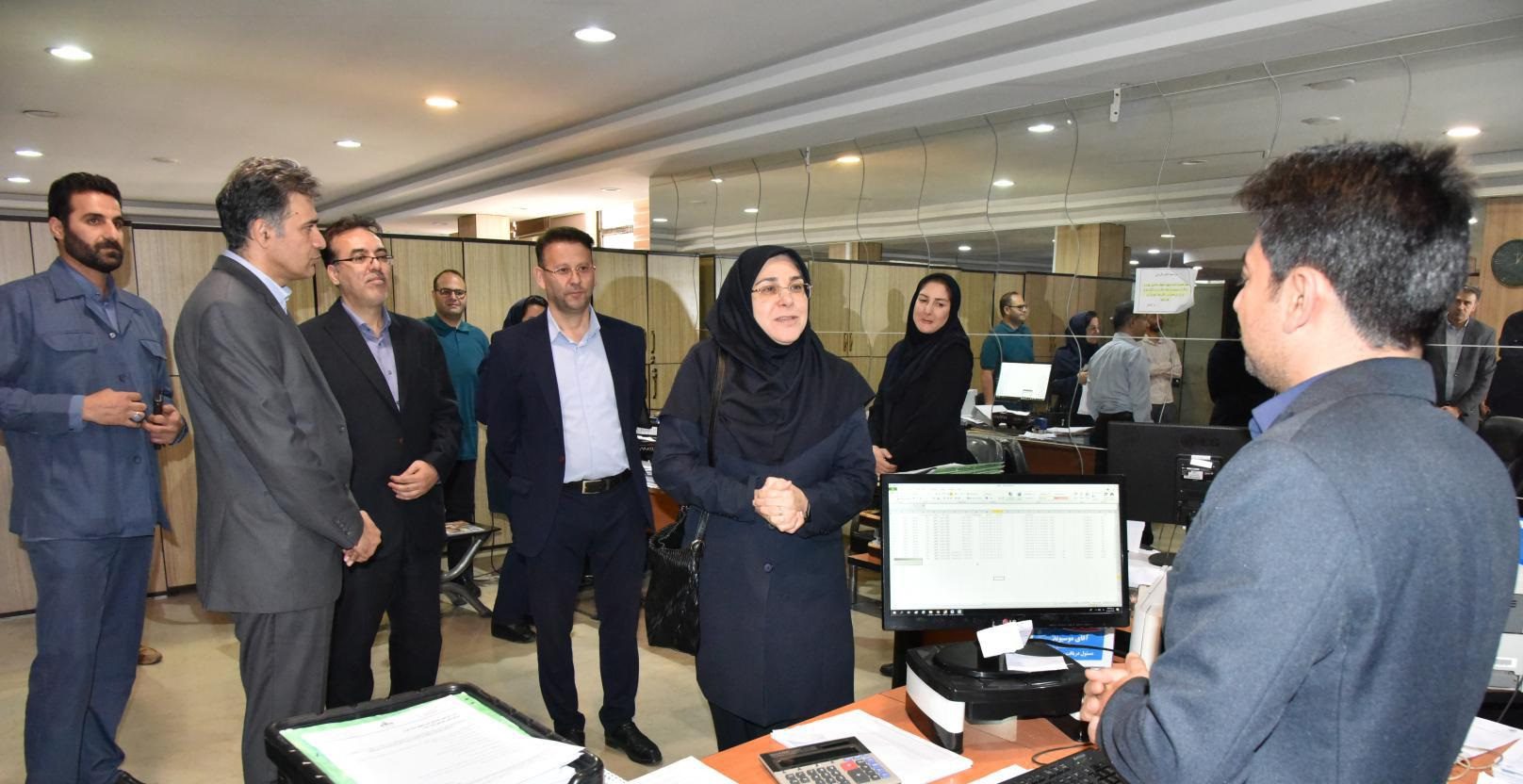 بازدید مدیرکل تامین اجتماعی استان تهران از شعبه ملارد و تأکید بر اخلاق حرفه ای