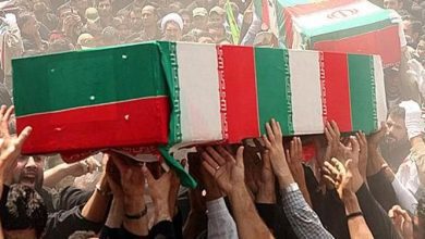 تشییع دو شهید گمنام در ملارد همزمان با سالروز شهادت امام هادی (ع)
