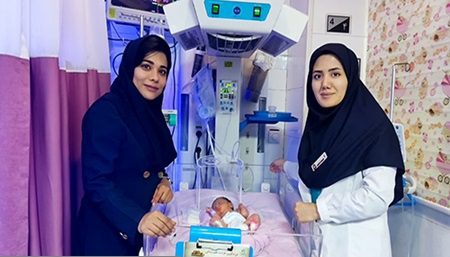 نوزاد سالم در بیمارستان شهدای سلامت ملارد؛ روایتی از امید پس از بحران