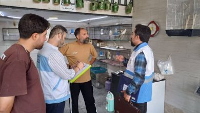 اخطار به واحد پرنده‌ فروشی متخلف در ملارد / اشغال پیاده‌ رو و آلودگی محیطی