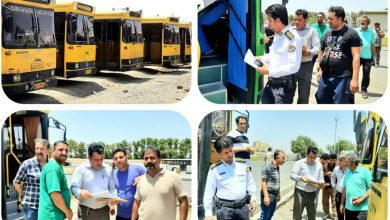 اعزام ۲۰ اتوبوس ملارد به مرز مهران پس از تأیید فنی پلیس راهور