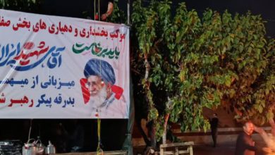 بازدید بخشدار صفادشت از موکب خدمت‌رسانی به زائران مراسم تشییع قائد شهید