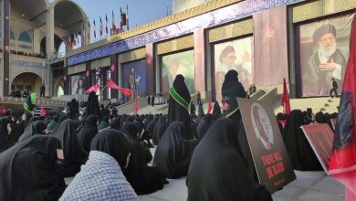 گزارش تصویری؛ خادمیاران رضوی ملارد در خدمت عزاداران رهبر شهید