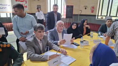 برگزاری میز خدمت هفته دولت در مسجد خاتم‌ الانبیاء مارلیک