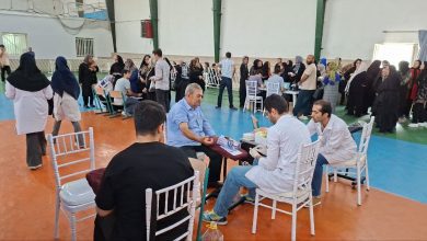 غربالگری رایگان ۲۵۰ مددجوی صفادشت در طرح جهادی پزشکی