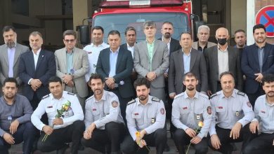 تجلیل از آتش‌ نشانان ملارد در روز آتش‌نشانی و ایمنی