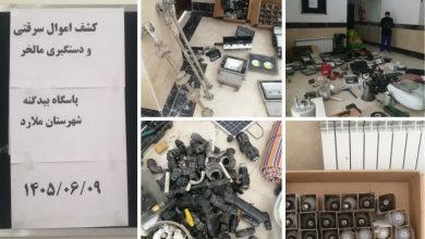 دستگیری مالخر اموال مسروقه باغات و منازل در اسفندآباد ملارد