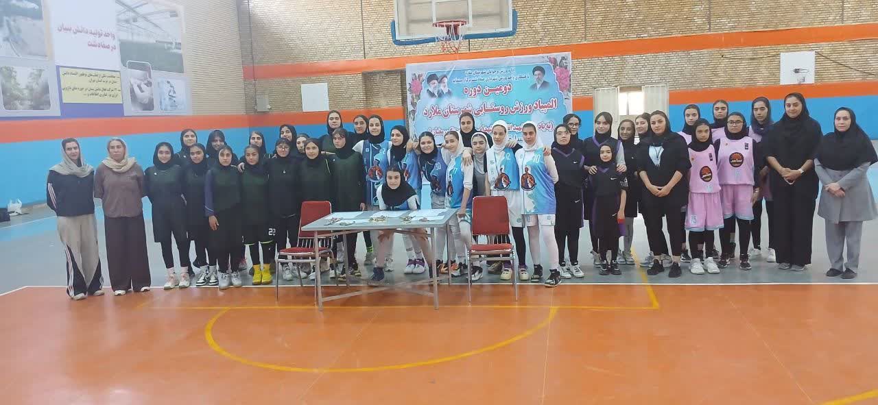 مسابقات بسکتبال ۳×۳ المپیاد ورزش روستایی ملارد برگزار شد