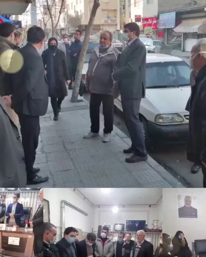 حضور در جمع کسبه خیابان اطلس غربی جهت بررسی شکایات مردمی در مورد امنیت شهروندان