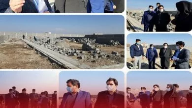 بازدید مسئولین از روند ساخت شهرک پسماندهای خشک