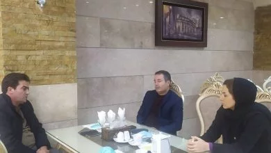 نشست صمیمانه ریاست و نایب رئیس هیات فوتبال با حضور سرکار خانم فرشته بابایی مربی تیم لیگ برتری بانوان فوتسال فرهان