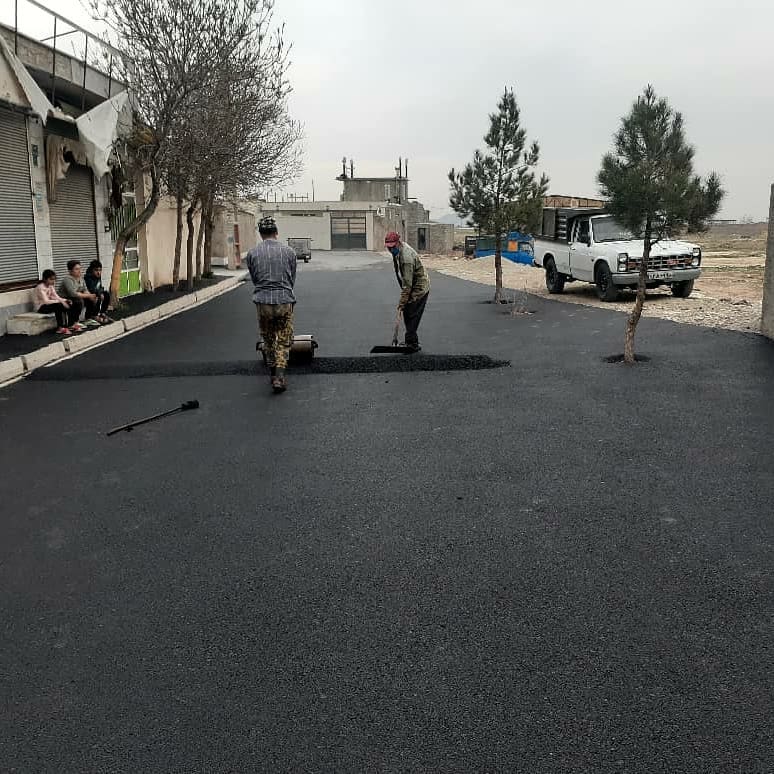 آسفالت کوچه نسترن به همت دهیاری و شورای اسلامی ارغش آباد