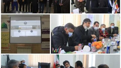 آئین رونمایی از سامانه اشتغال شهرک صنعتی غیردولتی صفادشت برگزار شد