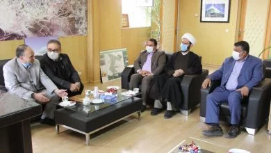 دیدار اعضای شورای اسلامی شهر با کریمی شهردارصفادشت به مناسبت روز شهردار