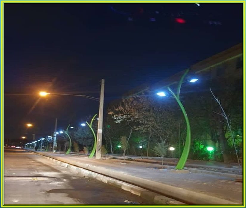 اجرای پروژه روشنایی بلوار شیوا مارلیک