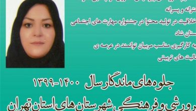 افتخاری دیگر برای سازمان دانش ‌آموزی ملارد