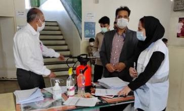بازدید از مدارس در برگزاری امتحانات نهایی توسط بازرسان شبکه بهداشت و درمان ملارد