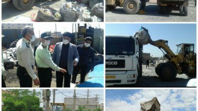 پاکسازی واحدهای ضایعاتی سطح شهر در دو روز متوالی با دستور قضایی توسط شهرداری ملارد