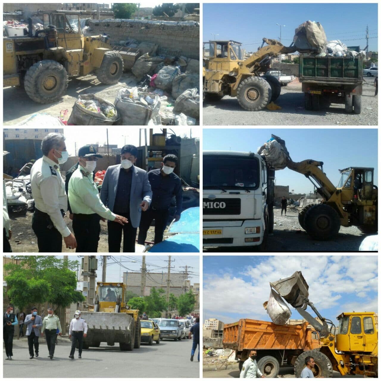 پاکسازی واحدهای ضایعاتی سطح شهر در دو روز متوالی با دستور قضایی توسط شهرداری ملارد