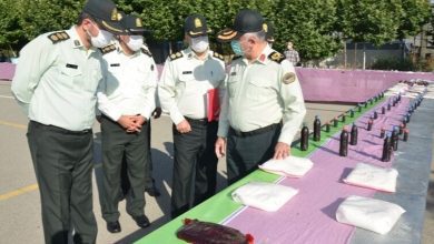 ۶۴۵ کیلوگرم مواد مخدر در غرب تهران کشف شد