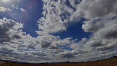 آسمان زیبای روستای قجر