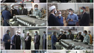 بازدید امام جمعه صفادشت از شرکت گلبرگ